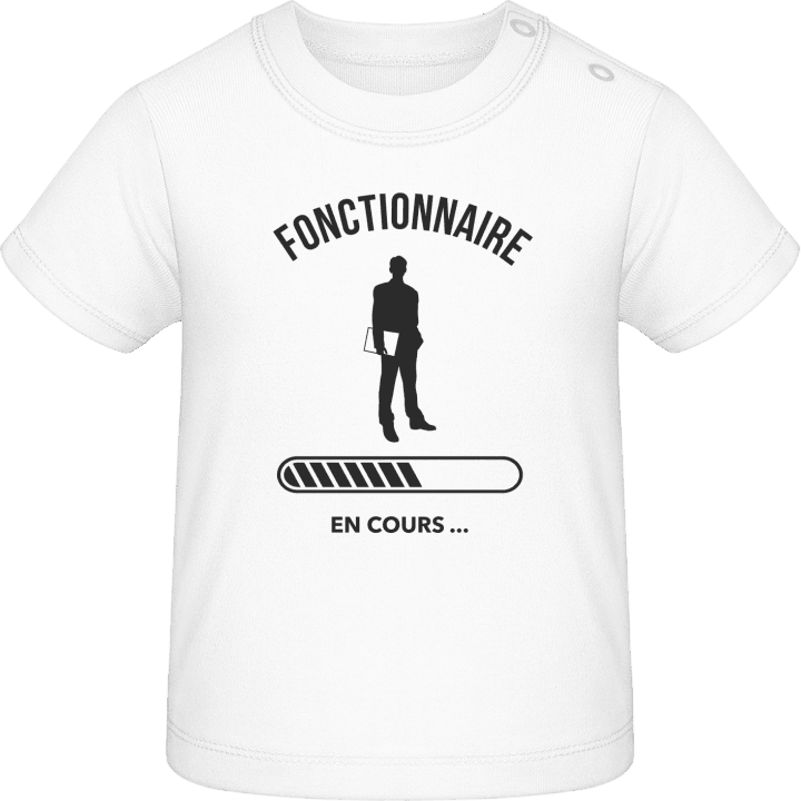 Fonctionnaire en cours T-shirt bébé contain pic