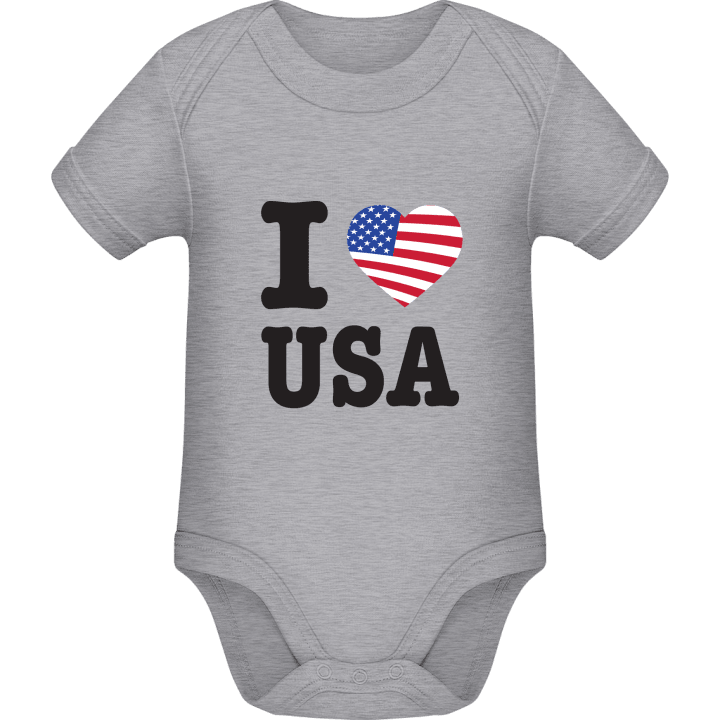 I Love USA Baby Romper contain pic