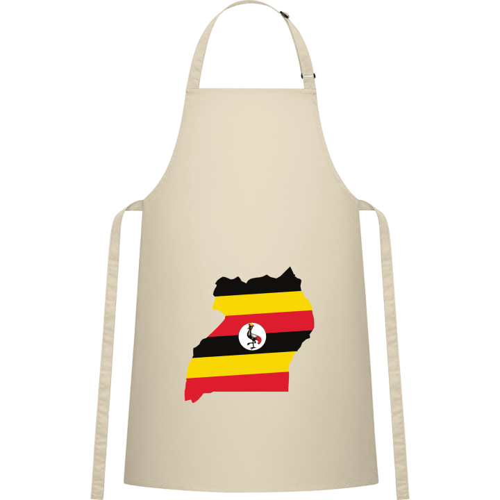 Uganda Map Förkläde för matlagning contain pic