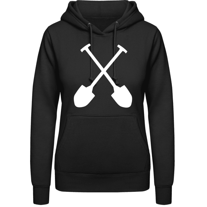 Crossed Shovels Women Hoodie contain pic