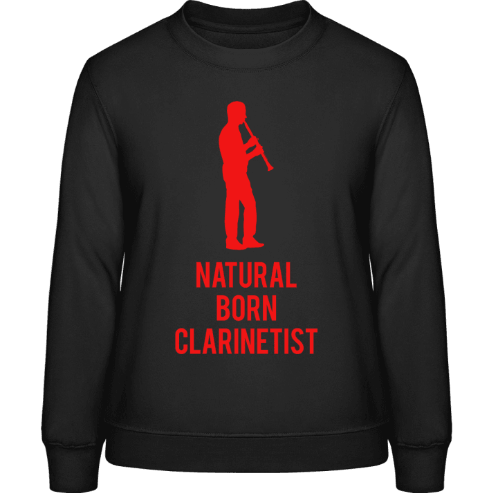 Natural Born Clarinetist Sudadera de mujer contain pic