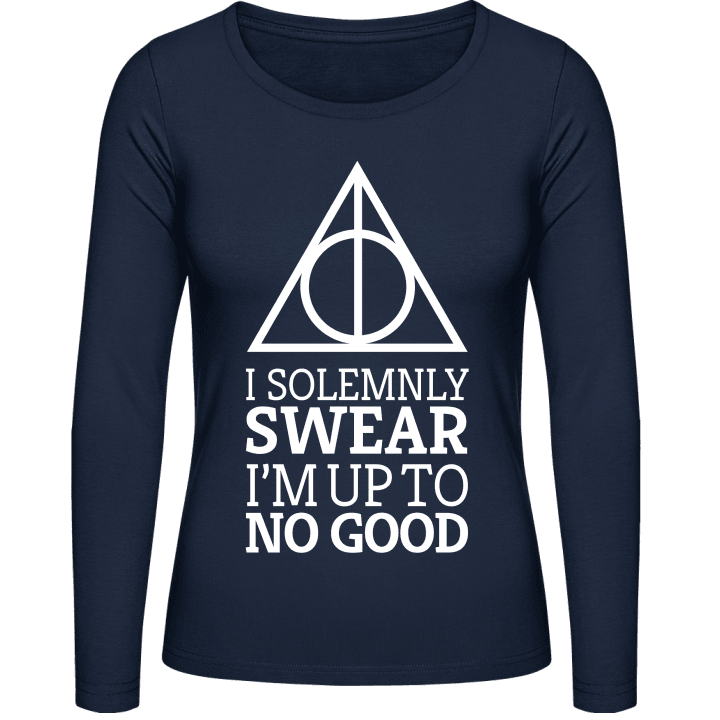 I Solemnly Swear I'm Up To No God Frauen Langarmshirt contain pic