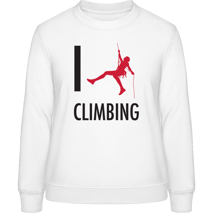 I Love Climbing Sweatshirt för kvinnor contain pic