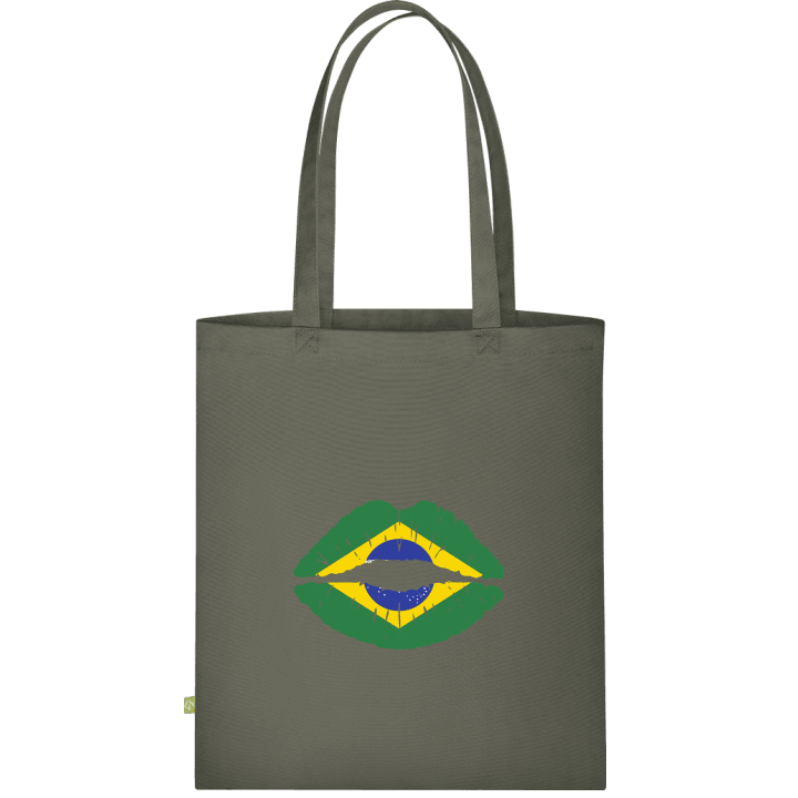 Brazil Kiss Flag Väska av tyg contain pic