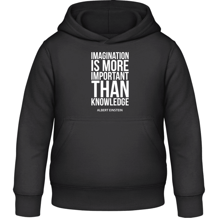 Imagination Is More Important Than Knowledge Kids Hoodie 0 image
