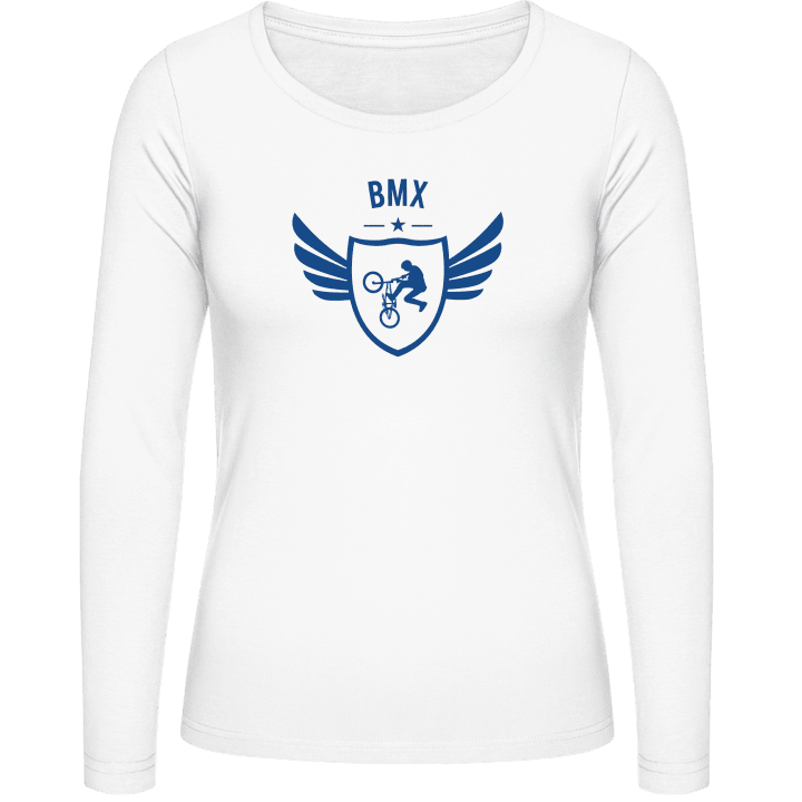 BMX Winged Vrouwen Lange Mouw Shirt contain pic