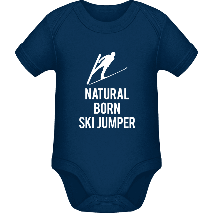 Natural Born Ski Jumper Baby romperdress contain pic
