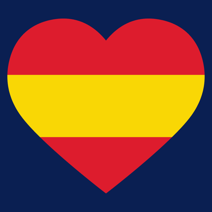 Spain Heart Flag T-shirt à manches longues 0 image
