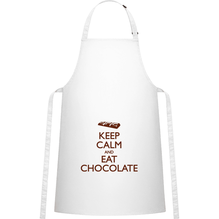 Keep calm and eat Chocolate Delantal de cocina contain pic