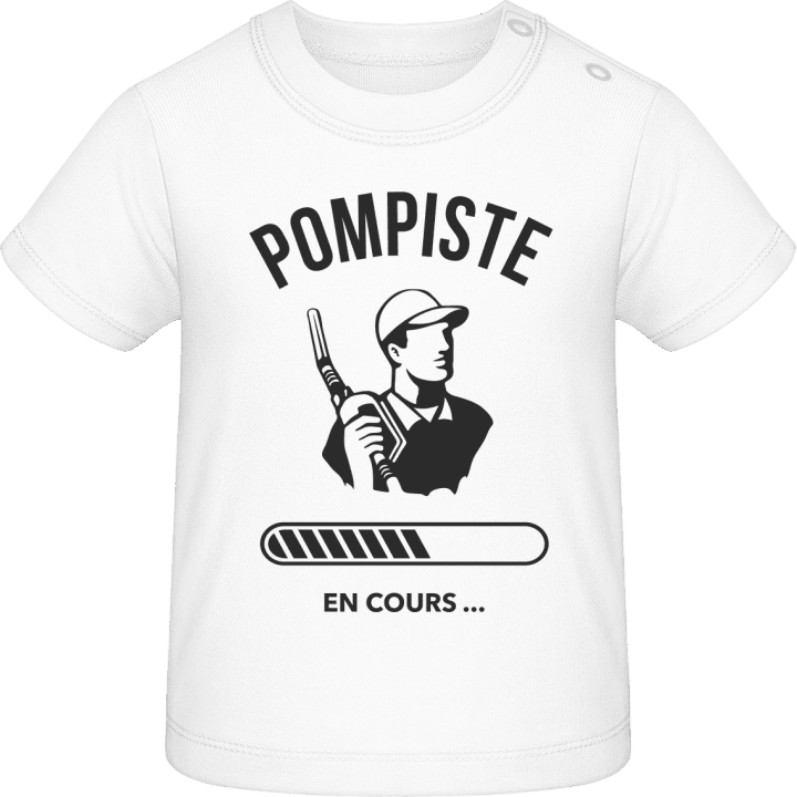 Pompiste en cours T-shirt för bebisar 0 image