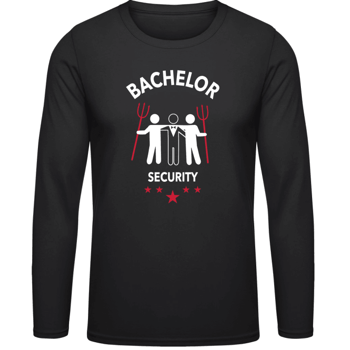 Bachelor Security Shirt met lange mouwen contain pic
