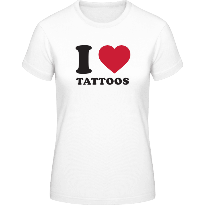 I Love Tattoos T-shirt til kvinder 0 image