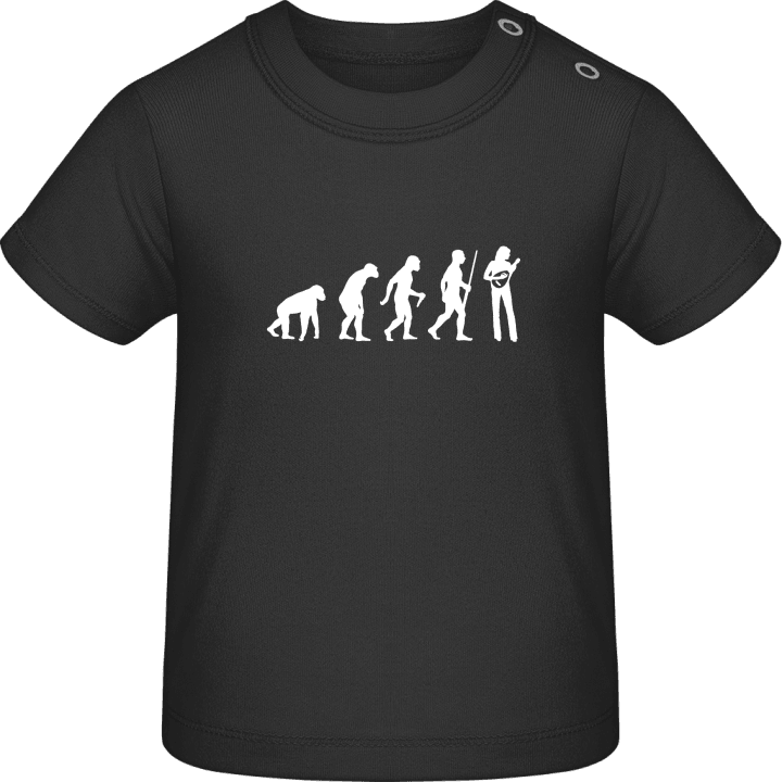 Mandolin Player Evolution T-shirt för bebisar contain pic