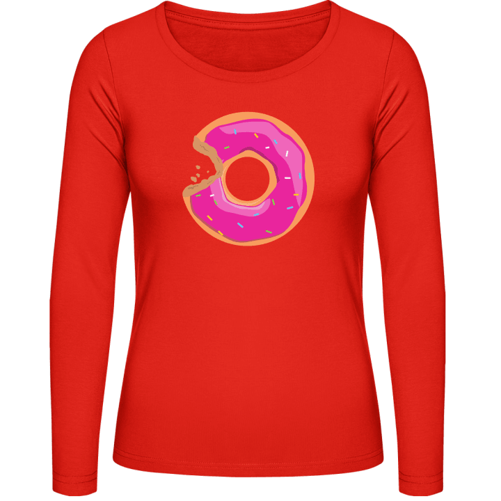 Donut Illustration Vrouwen Lange Mouw Shirt 0 image