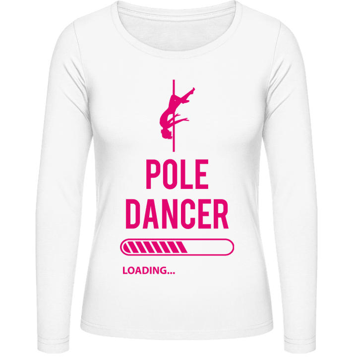Pole Dancer Loading Langermet skjorte for kvinner contain pic
