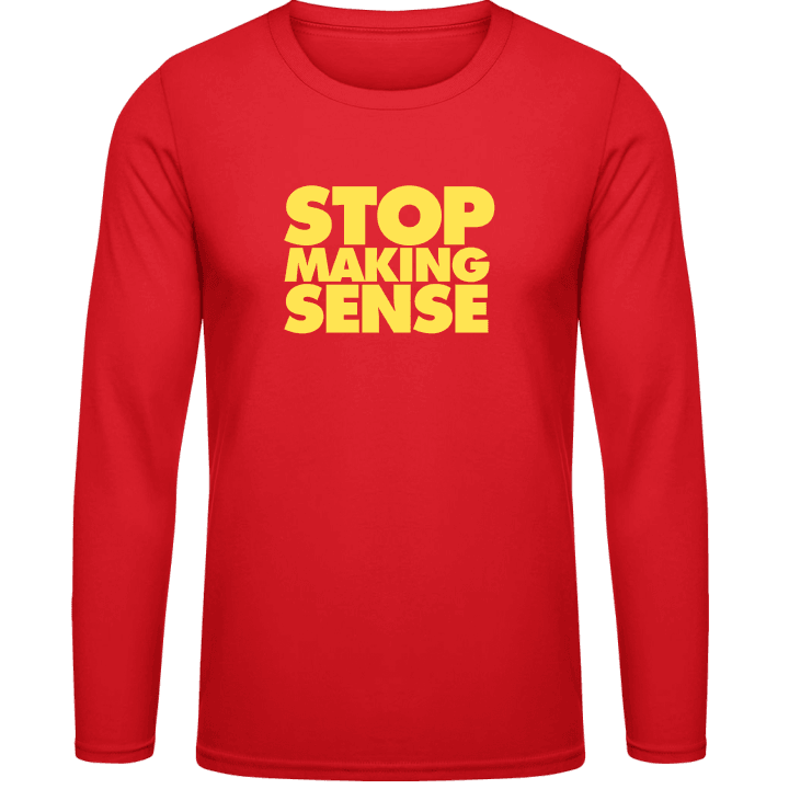 Stop Making Sense T-shirt à manches longues contain pic