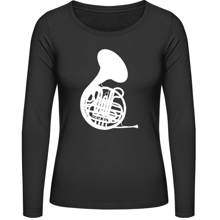 Fransk horn Langermet skjorte for kvinner contain pic