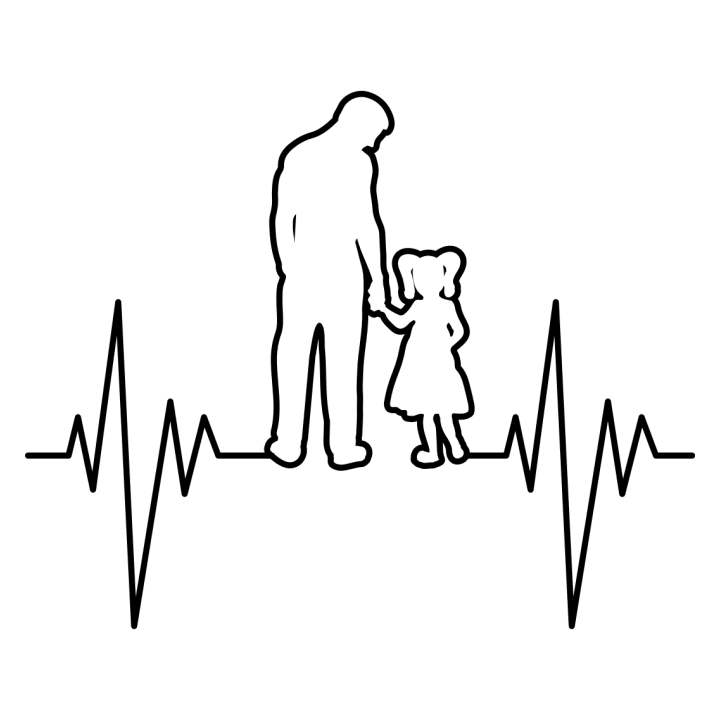 Dad And Daughter Pulse T-shirt för kvinnor 0 image