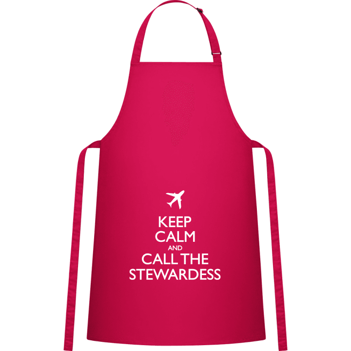 Keep Calm And Call The Stewardess Delantal de cocina contain pic