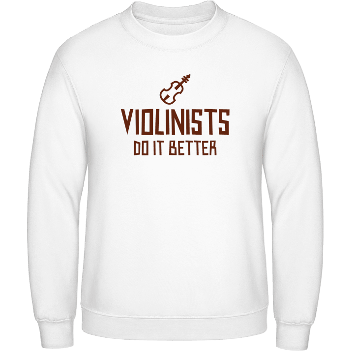 Violinists Do It Better Sudadera contain pic