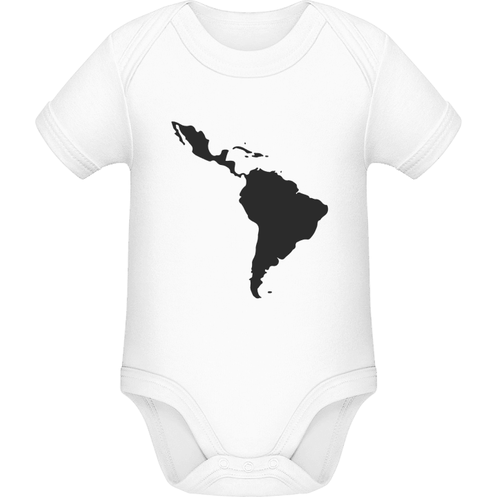 Latin America Map Baby Romper contain pic