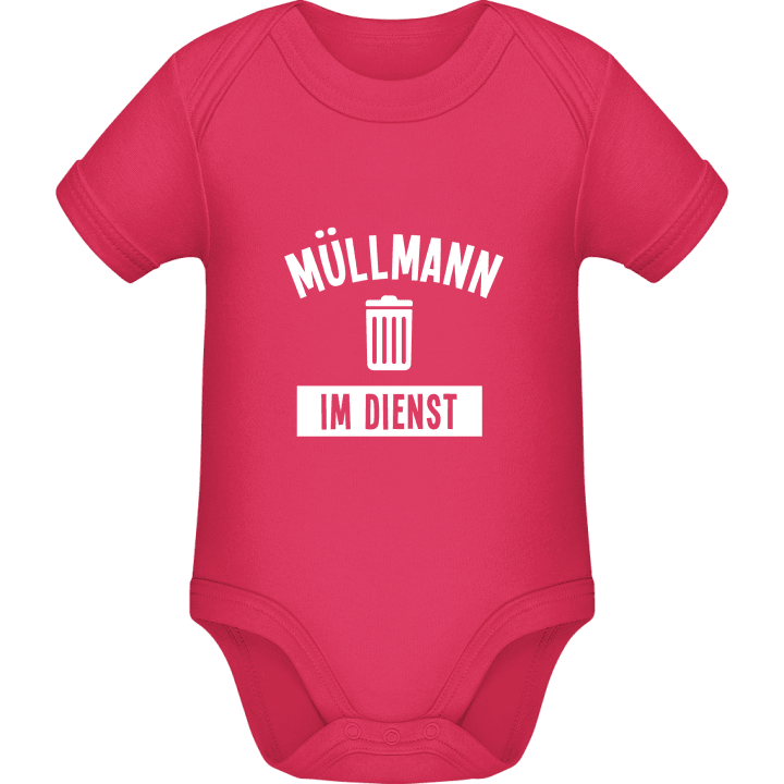 Müllmann im Dienst Baby Romper contain pic