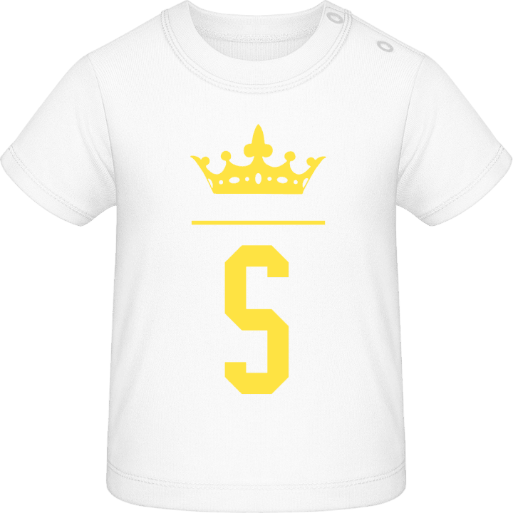 S Initial Royal T-shirt för bebisar 0 image