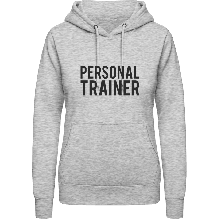 Personal Trainer Typo Sweat à capuche pour femme contain pic