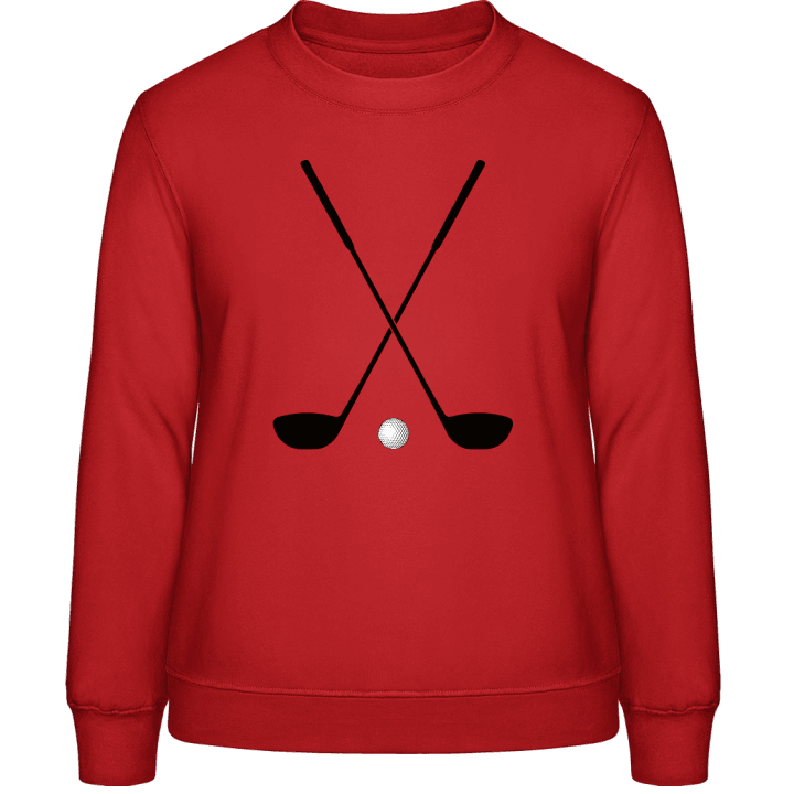 Golf Club and Ball Frauen Sweatshirt contain pic