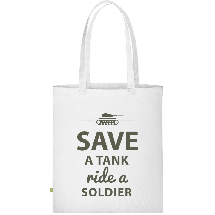 Save A Tank Ride A Soldier Bolsa de tela 0 image