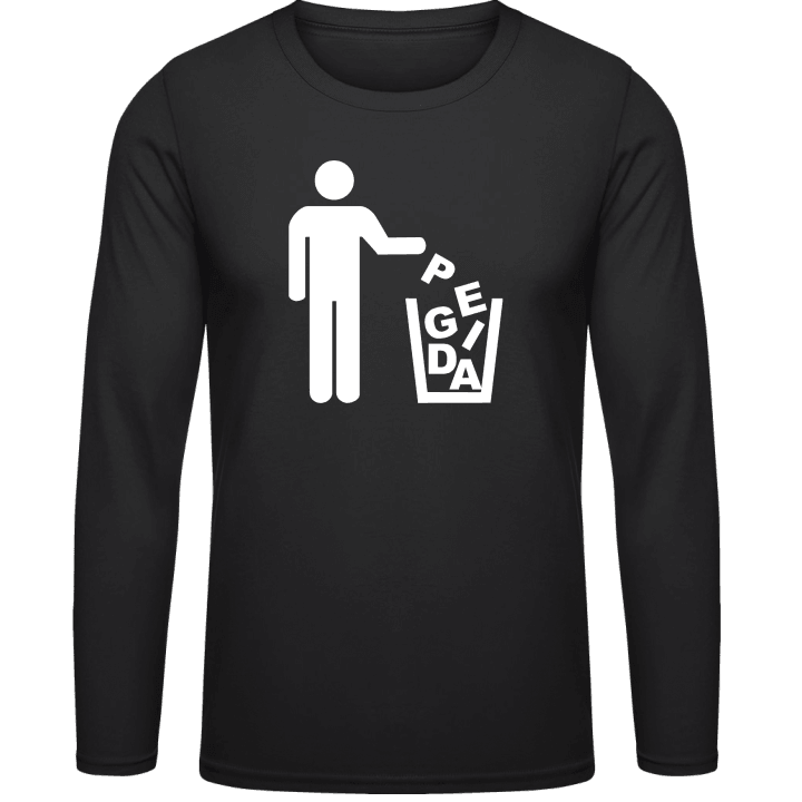 Anti Pegida Langermet skjorte contain pic