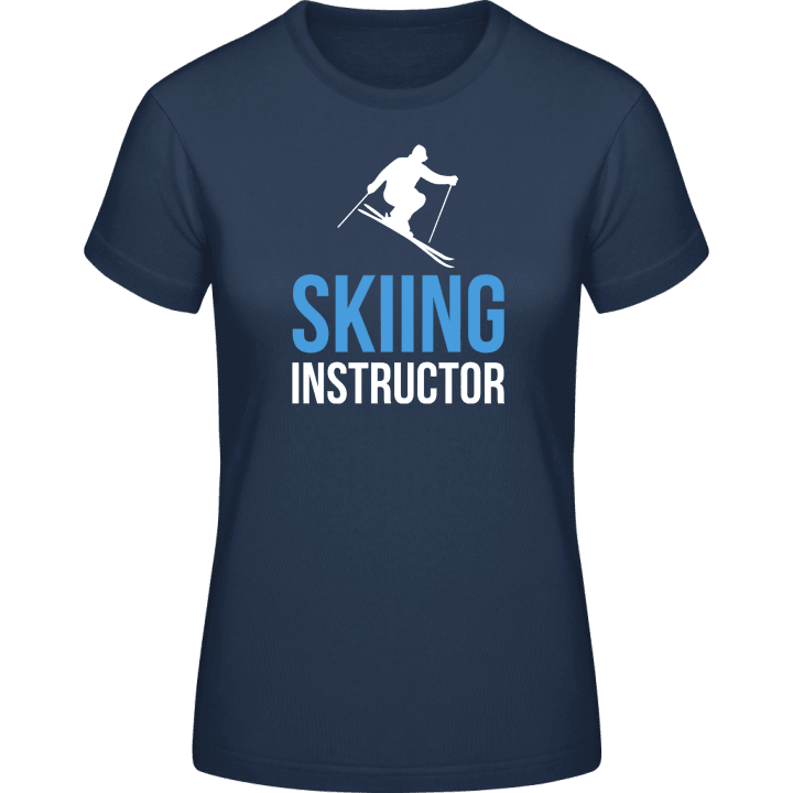 Skiing Instructor T-shirt för kvinnor contain pic