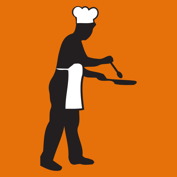 Chef Cook Silhouette Borsa in tessuto 0 image