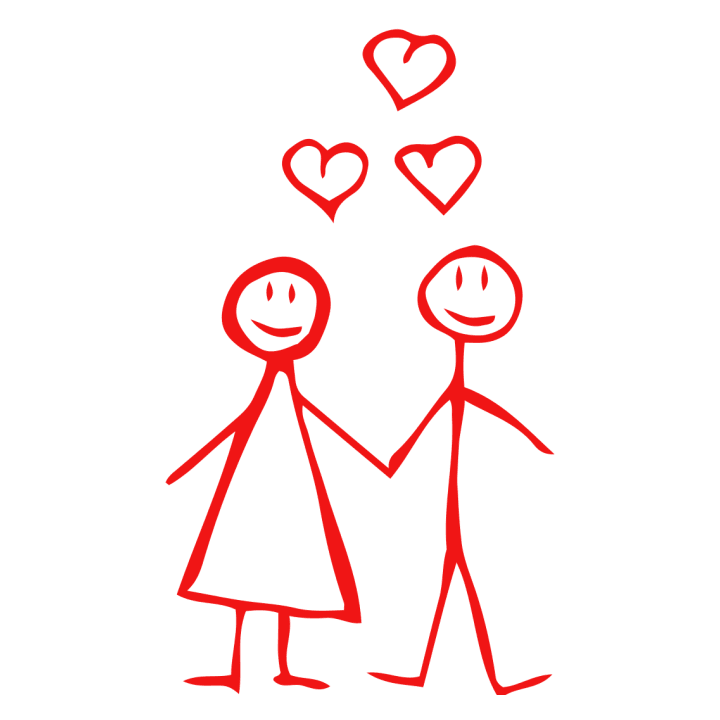 Couple In Love Comic Frauen Sweatshirt 0 image