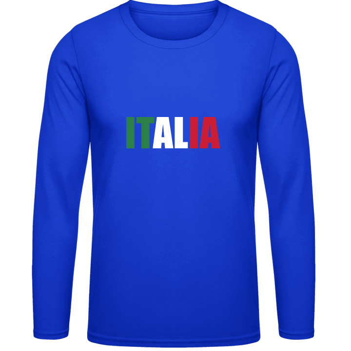 Italia Logo Langarmshirt contain pic