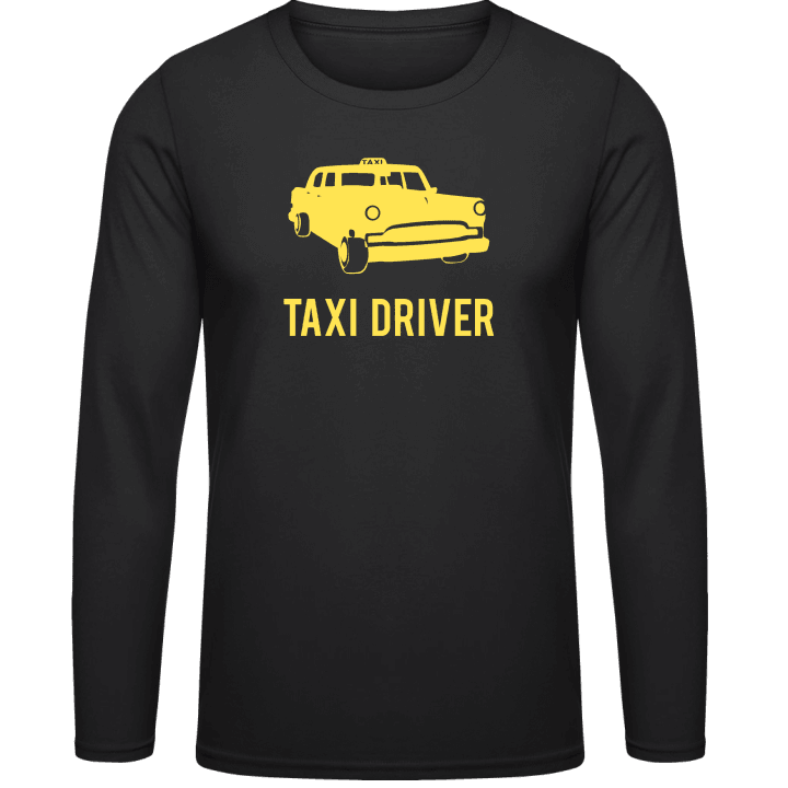 Taxi Driver Logo Langarmshirt contain pic