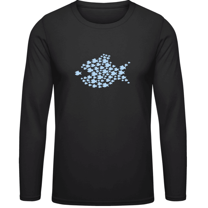 Blue Fish Big And Small T-shirt à manches longues 0 image