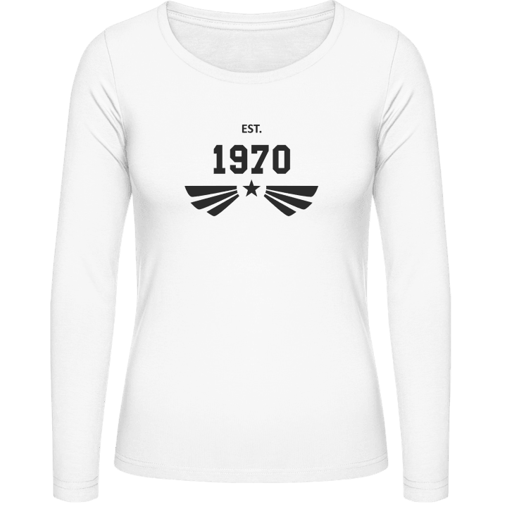 Est. 1970 Star Camisa de manga larga para mujer 0 image