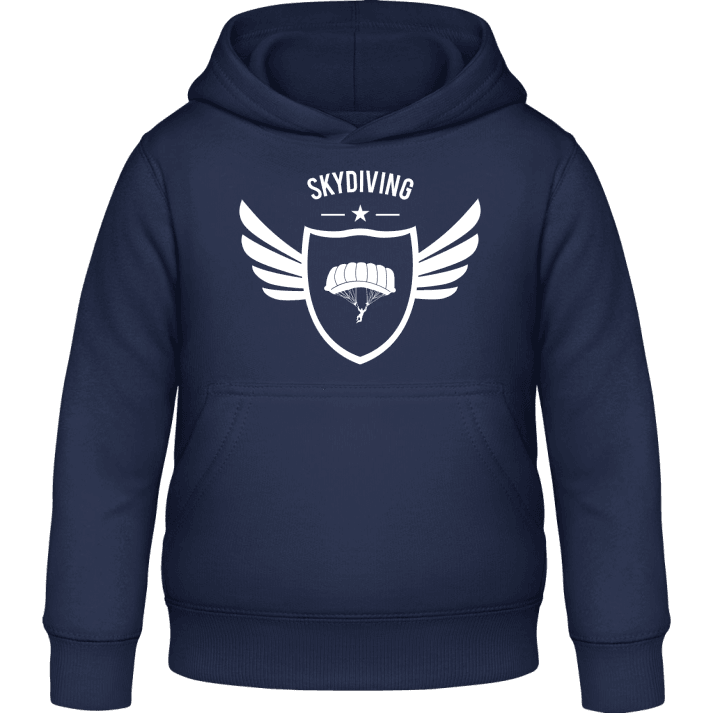 Skydiving Winged Kids Hoodie contain pic