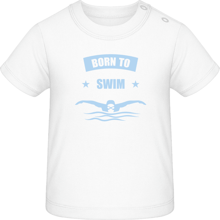 Born To Swim Camiseta de bebé contain pic