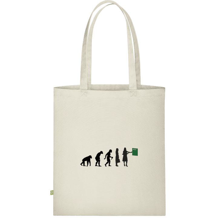 Female Schoolteacher Evolution Väska av tyg contain pic