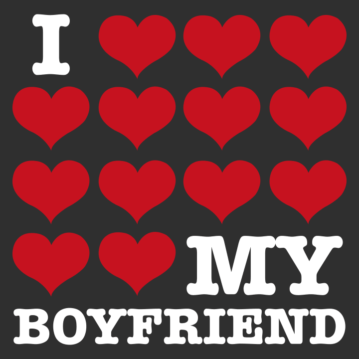 I Love My Boyfriend Vrouwen Lange Mouw Shirt 0 image