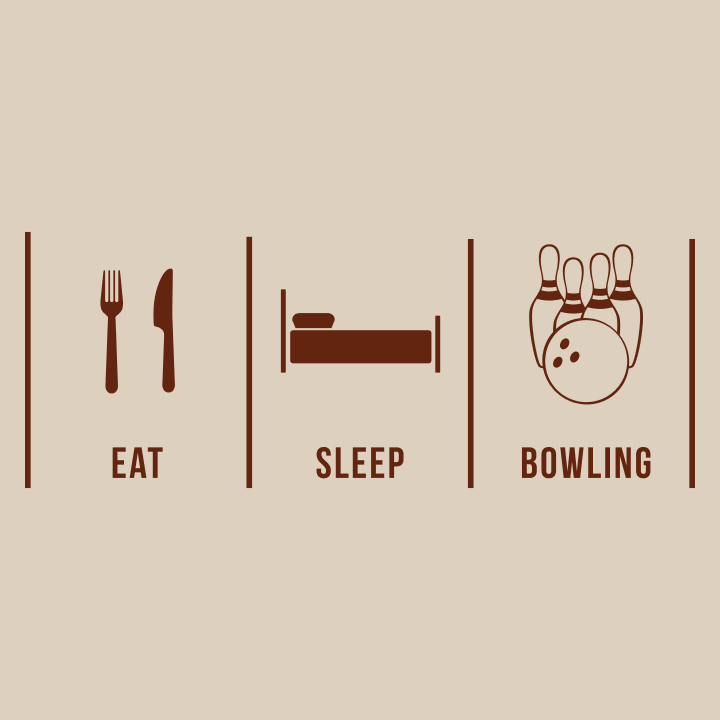 Eat Sleep Bowling Forklæde til madlavning 0 image