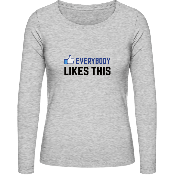 Everybody Likes This T-shirt à manches longues pour femmes contain pic