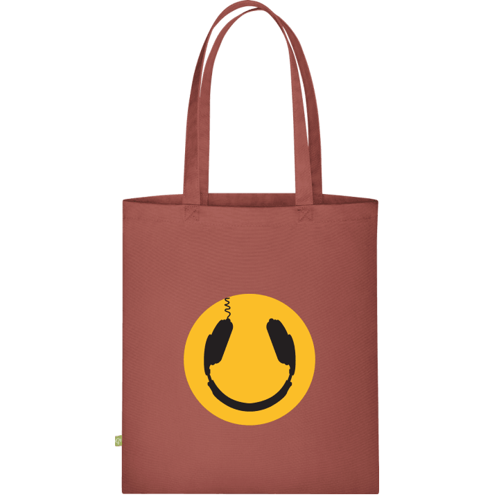 DJ Headphones Smiley Stofftasche contain pic