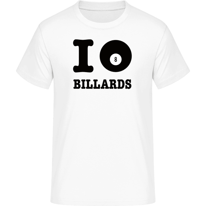 I Heart Billiards T-skjorte 0 image