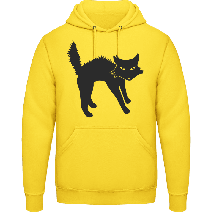 Angry Cat Illustration Hoodie 0 image