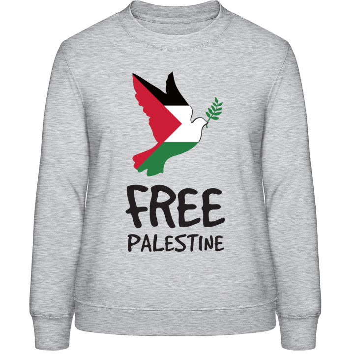 Free Palestine Dove Of Peace Frauen Sweatshirt contain pic