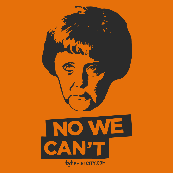 Merkel - No we can't Naisten pitkähihainen paita 0 image