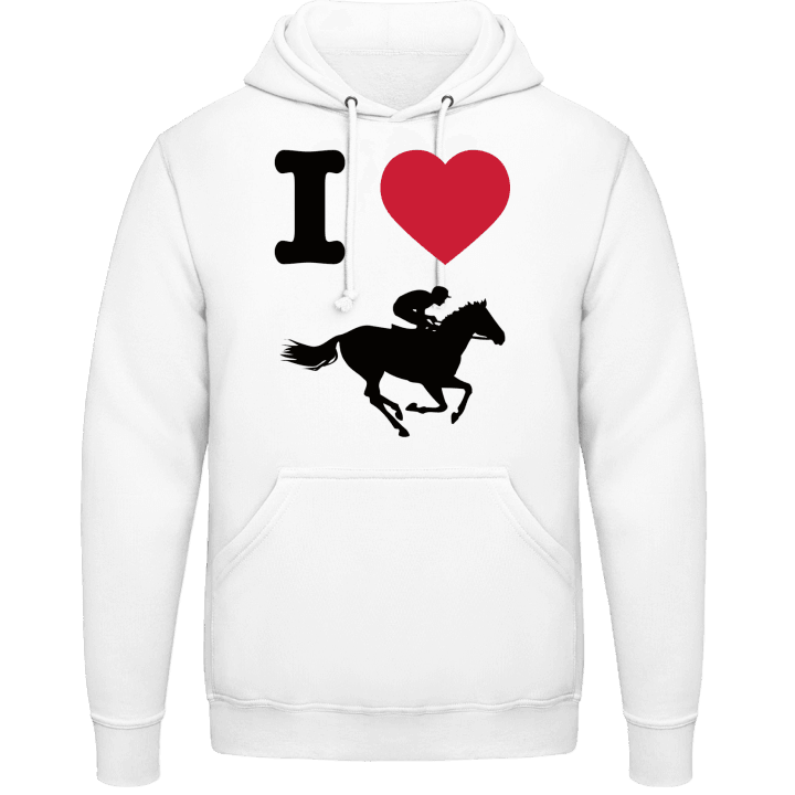 I Heart Horse Races Hoodie contain pic